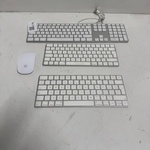 3x Toetsenbord en muis Apple, wit